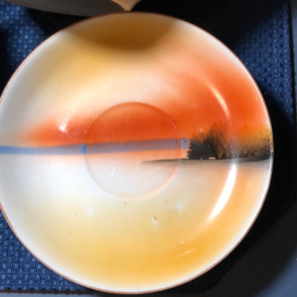 chikaramachi Kitchen Vintage Chikaramachi Japan Hand Painted Tea